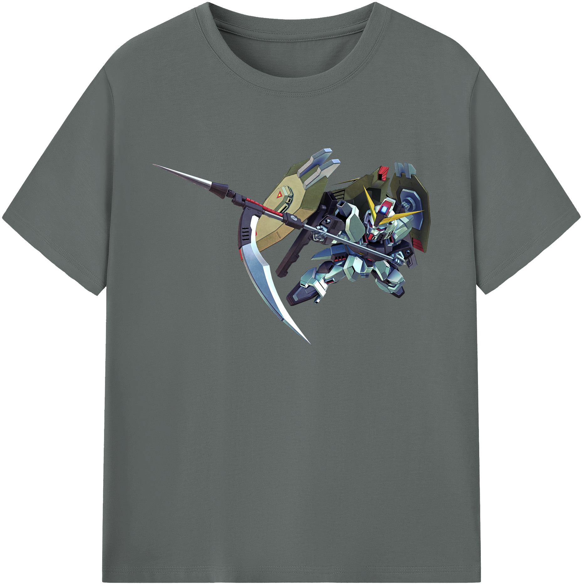 （画像用） 機動戦士ガンダム Mobile Suit Gundam 綿100％ メンズ半袖Tシャツ｜肌触りやわらか＆通気性